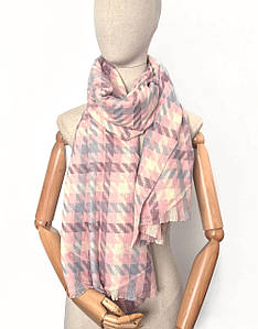 Шарф кашеміровий Скотті пудра