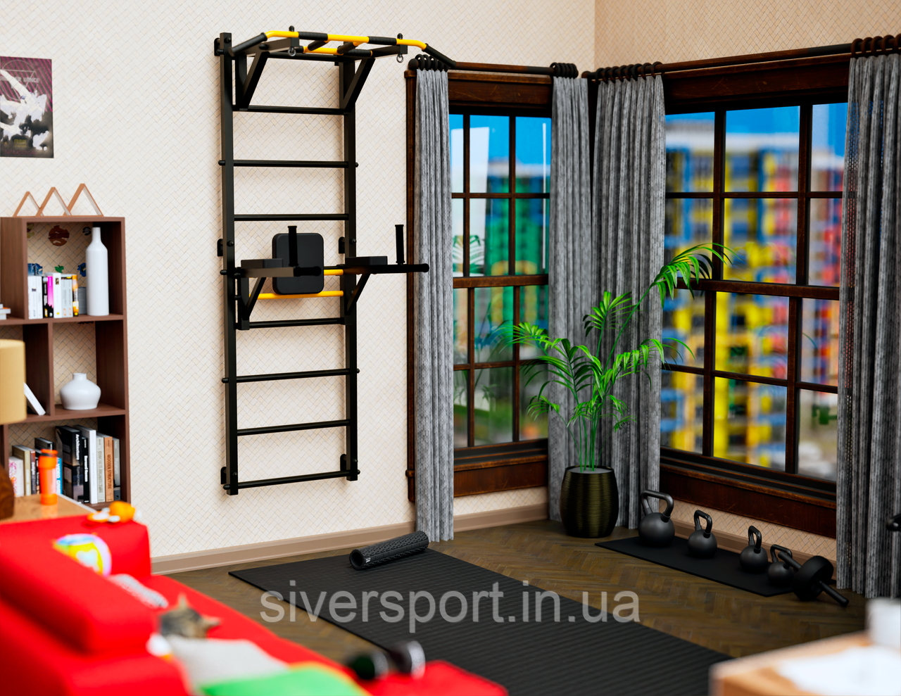 Шведська стінка RX (класичний турнік) RX-102 Рress, фото 1