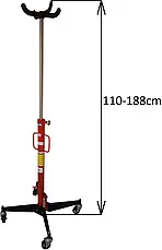 Гідравлічна трансмісійна стійка 500 кг 110-188 см Carmax MT06053, фото 4