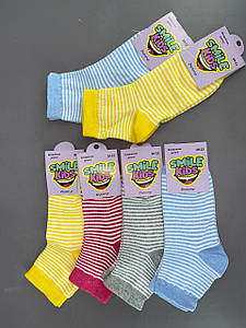 Шкарпетки підліткові "Смужка"  20-22 (32-34 взуття) 12 пар/уп