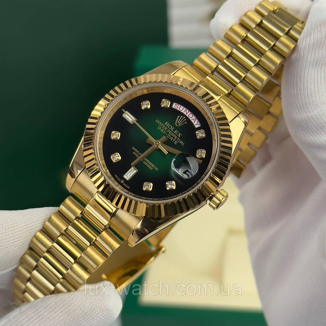 Чоловічий годинник R 0 l e x Day — Date, фото 1