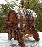 Бочка дубова Лев 5л, фото 2