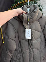 Стильна пальто, наповнювач Синтепон 200, тканина "Плащівка" 50, 52, 54, 56, 58, 60 розмір 50, фото 2