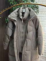 Стильна пальто, наповнювач Синтепон 200, тканина "Плащівка" 50, 52, 54, 56, 58, 60 розмір 50, фото 4