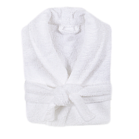 Халат махровий унісекс - Premium Soft білий 460 г/м2 Розміри: S, M, L, XL, XXL, XXXL