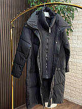 Стильна пальто, наповнювач Синтепон 200, тканина "Плащівка" 50, 52, 54, 56, 58, 60 розмір 50, фото 2