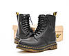Зимові Dr Martens 1460 Black Winter Черевики Доктор Мартінс чорні з хутром зимові шкіра унісекс теплі, фото 9