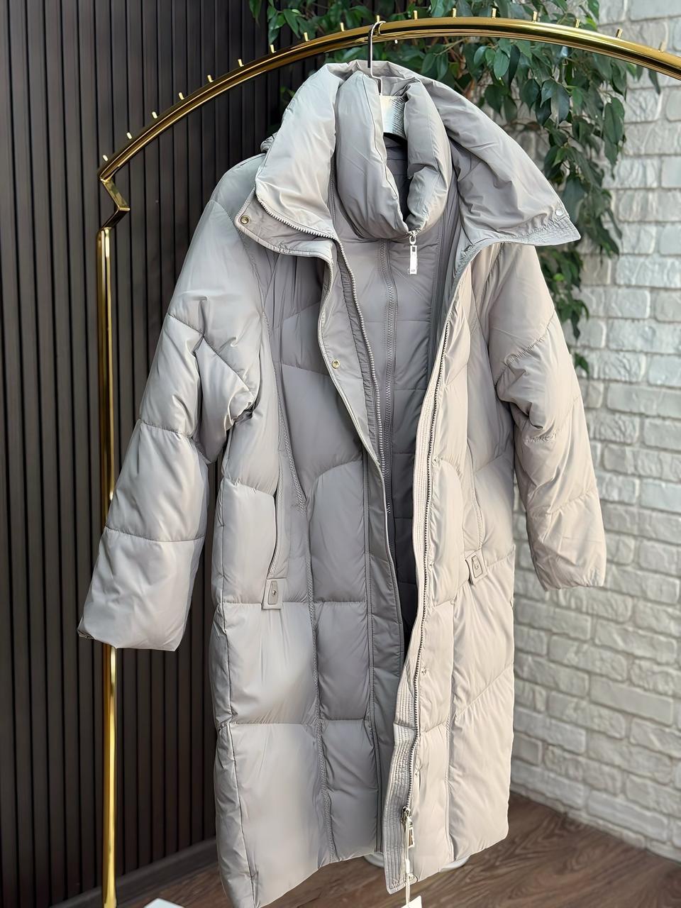 Стильна пальто, наповнювач Синтепон 200, тканина "Плащівка" 50, 52, 54, 56, 58, 60 розмір 50