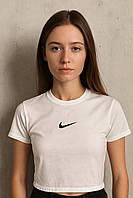 Топ Nike белый женский белый новый топы женские топ для девочки Футболка топ Найк