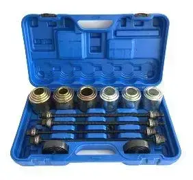 Універсальний набір для заміни сайлентблоків, втулок і підшипників 26 предметів