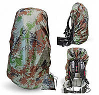 Чохол на рюкзак 80 л PackProof cover зі стропою Піксель