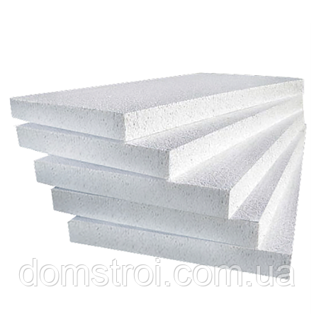 Пінополістирол ANSERGLOB EPS-30 9 кг/м³ (1 м²) 1×1 м 50 мм, фото 2