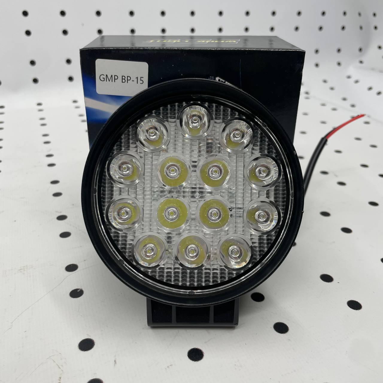 Фара LED кругла 48W (14 діодів) вузьке світло, фото 1