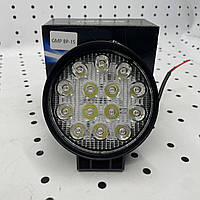 Фара LED кругла 48W (14 діодів) вузьке світло