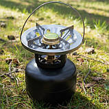 Газовий міні балон з пальником 2 в 1 на 5.8 л для приготування їжі дорожній ручний безпровідний 260 х 225 мм, фото 2