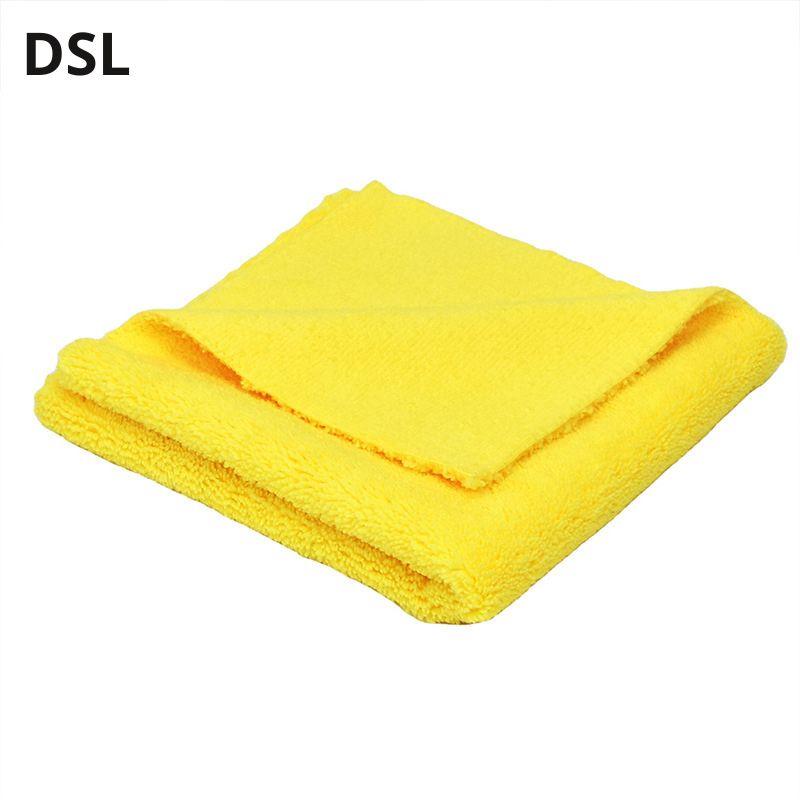 Рушник двосторонній жовтий 380GSM 40*40см, фото 1