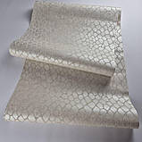 Шпалери вінілові 0.53 × 10.05 м Marburg 59114, бежеві для спальні, вітальні, кабінету, фото 5