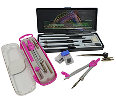 Циркулі, готовальні та грифелі до них