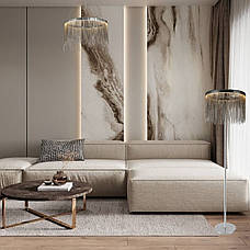 Підвісна люстра з ланцюгами 60см led 20W (909-XL3351 (600), фото 3