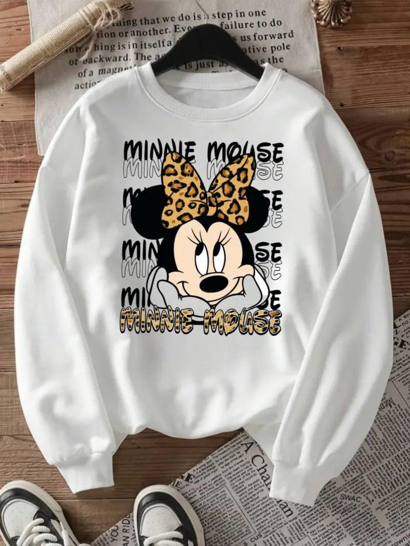 Теплий жіночий світшот з принтом Міні Маус, фото 1