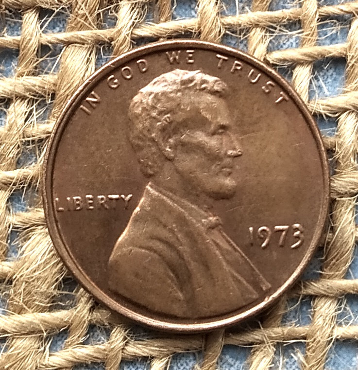 1 цент 1973 року. США, фото 1