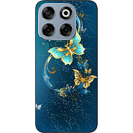 Чохол силіконовий case для ZTE Nubia V70 з картинкою Красиві метелики