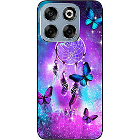 Чохол силіконовий case для ZTE Nubia V70 з картинкою Метелики та оберіг