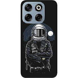 Чохол силіконовий case для ZTE Nubia V70 з картинкою Космонавт та місяць