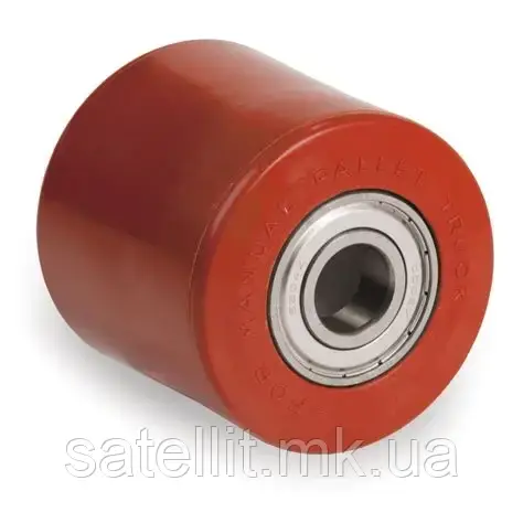 Ролик підшивний без кронштейна 80х70х20х70 з підшипником (400 кг) сталь/PU, 780070, фото 1