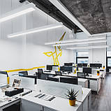 Лінійний світильник LED Євросвітло Sign EVO підвісний лінійний на тросах 72Вт 6400К білий, фото 9