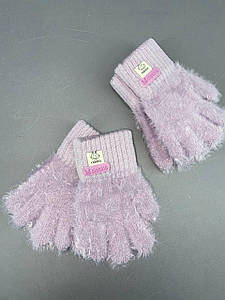 Рукавички пухнасті дитячі з широкою резинкою 1шт/уп