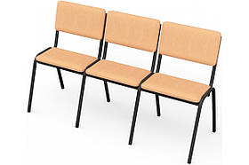 Стілець Аліса ТРІО зі спинкою бежевий