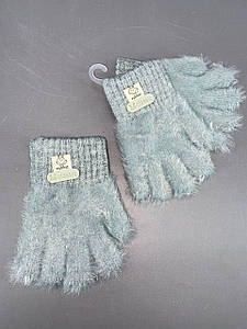 Рукавички пухнасті дитячі з широкою резинкою 1шт/уп