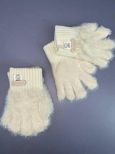 Рукавички пухнасті дитячі з широкою резинкою 1шт/уп