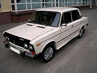 Пороги з ABS пластику рівні із сіткою Вага Lada 2104 Накладки на пороги під фарбування Жиреї Чітверка