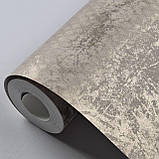 Шпалери флізелінові 0.53 × 10.05 м Marburg 58633, коричнево-золотисті для спальні, вітальні, кабінету, фото 3