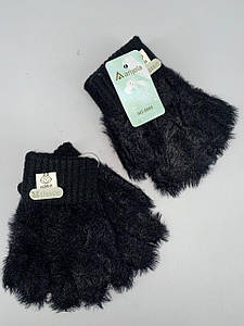 Рукавички пухнасті дитячі з широкою резинкою 1шт/уп