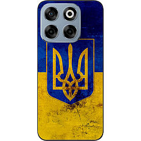 Силіконовий чохол case для ZTE Nubia V70 з картинкою Герб та прапор