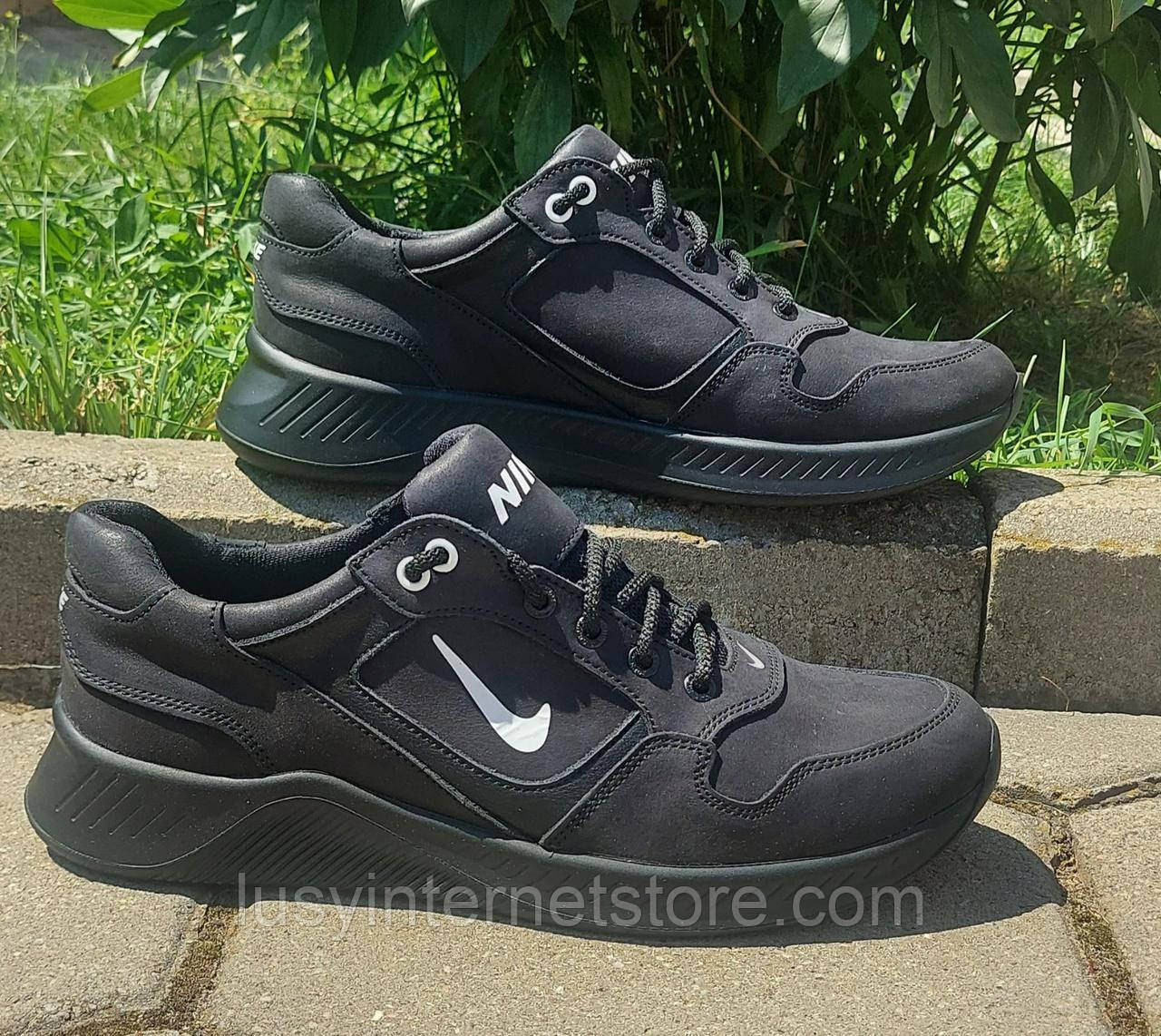 Кросівки шкіряні чоловічі від виробника модель ВР25-3016, фото 1