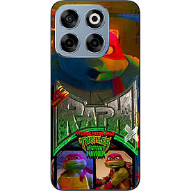 Силіконовий чохол case для ZTE Nubia V70 з картинкою Черепашки ніндзя Раф