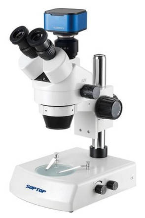 Стереомікроскоп SZM7045-TR збільшення 7 - 45х, фото 3