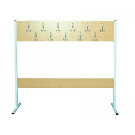 Вішалка двостороння з ДСП для бомбосховищ та укриттів