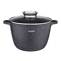 Каструля алюмінієва мармур 10 л 0628 BL — "I" Індукція