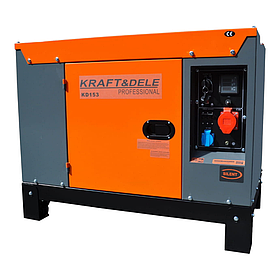 Дизельний генератор трифазний Kraft&Dele KD153 15.5 кВт професійний генератор для офісу