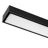 Лінійний світильник LED Євросвітло Sign EVO підвісний лінійний на тросах 72Вт 6400К чорний, фото 3