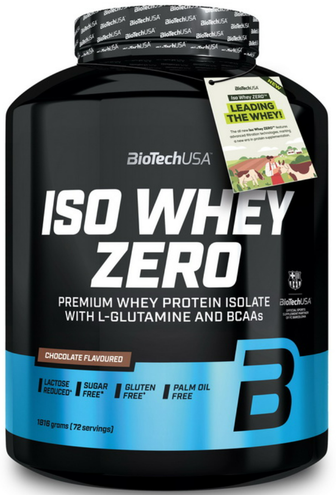 Протеїн сироватковий ізольят BioTech Iso Whey Zero 1,81 кг солона карамель