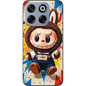 Силіконовий чохол case для ZTE Nubia V70 з картинкою Вибух радості Labubu