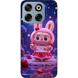 Силіконовий чохол case для ZTE Nubia V70 з картинкою Полуниця Labubu