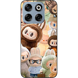 Силіконовий чохол case для ZTE Nubia V70 з картинкою Сімейка Лабубу