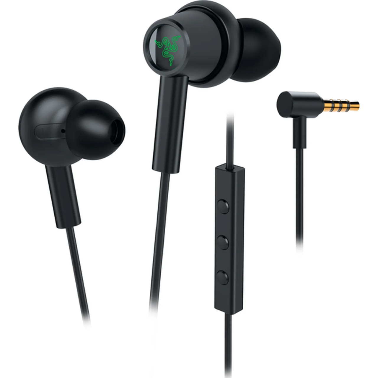 Навушники ігрові - дротова гарнітура Razer Dual DRIVER 3.5mm Headphone чорні, фото 1